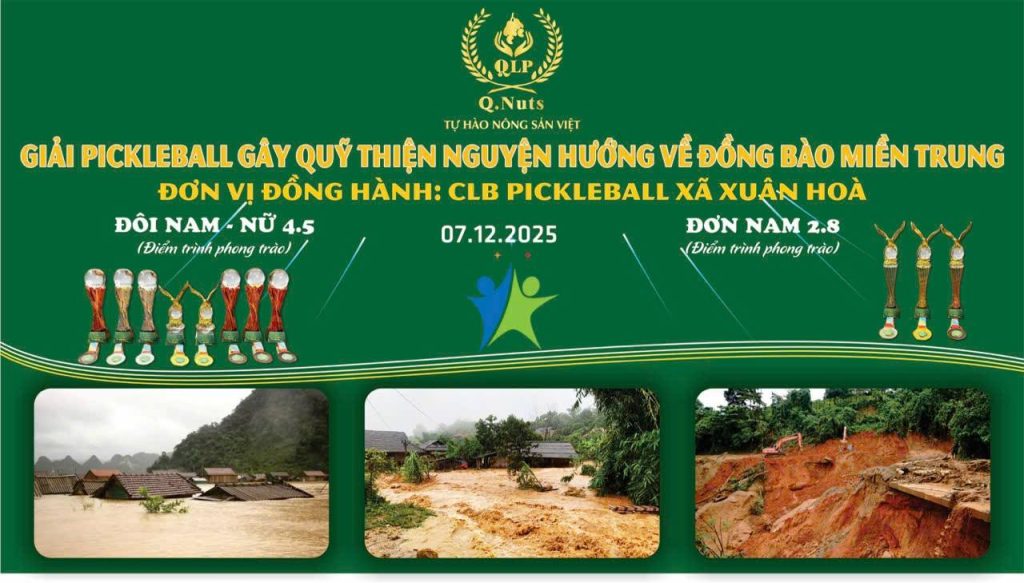Giao lưu, rèn luyện và sẻ chia: Câu lạc bộ Pickleball tổ chức giải đấu mang tính nhân văn 1 594456834 122143165628936791 3605564606303605504 n