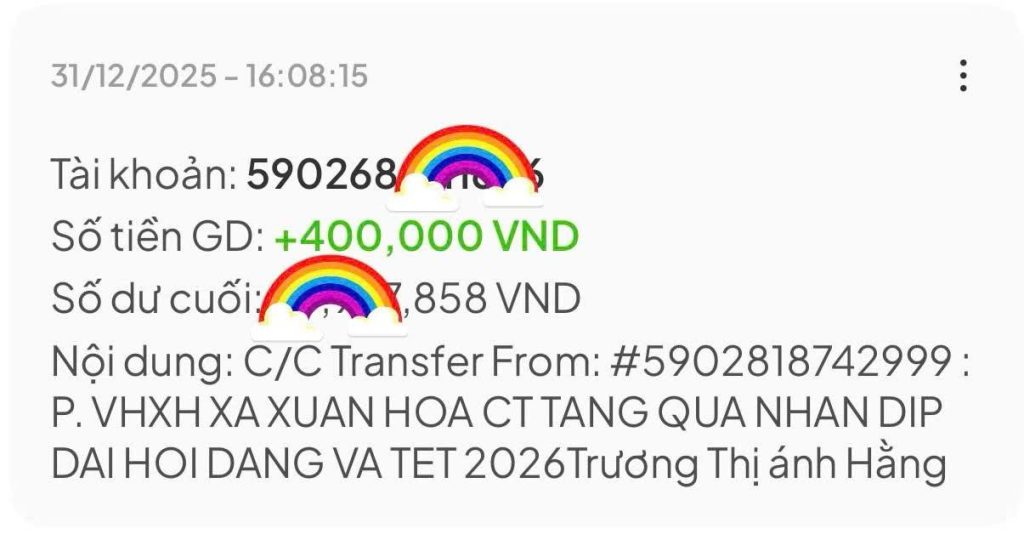 Xuân Hòa: Lan tỏa nghĩa tình ngày cuối năm qua tài khoản an sinh xã hội 1 606880933 122147248838936791 7624220086233240754 n