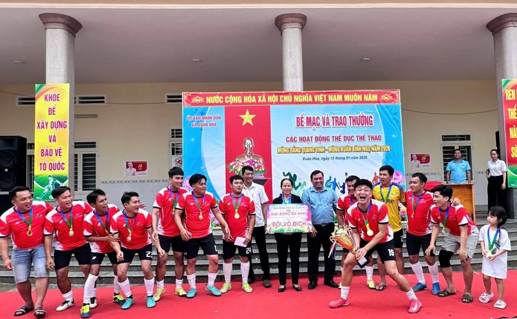 Bế mạc và trao giải thể thao mừng Đảng, mừng Xuân 2026 1 614209361 122149414214936791 8774644696854066230 n