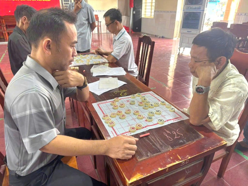 Sôi nổi môn cờ tướng tại Đại hội Thể dục thể thao xã Xuân Hòa 1 670761513 122164326464936791 347322383688777341 n