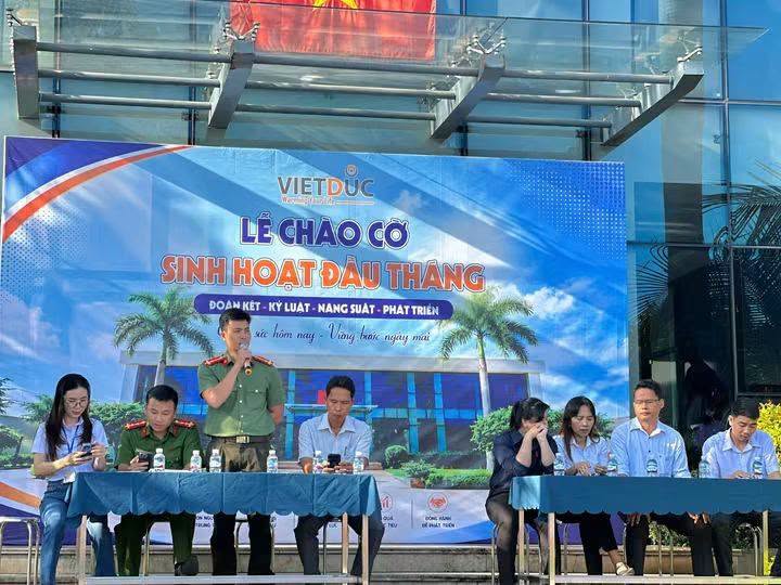 CHÀO CỜ ĐẦU THÁNG 10 – TỪ NỀ NẾP DOANH NGHIỆP ĐẾN TRÁCH NHIỆM VỚI CỘNG ĐỒNG 1 834419207 1486495696624230 4860372000130951158 n